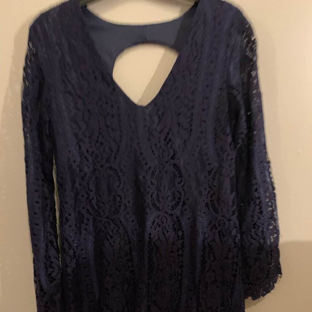 Navy blue dress